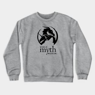 World Myth Museum Logo - Black Crewneck Sweatshirt